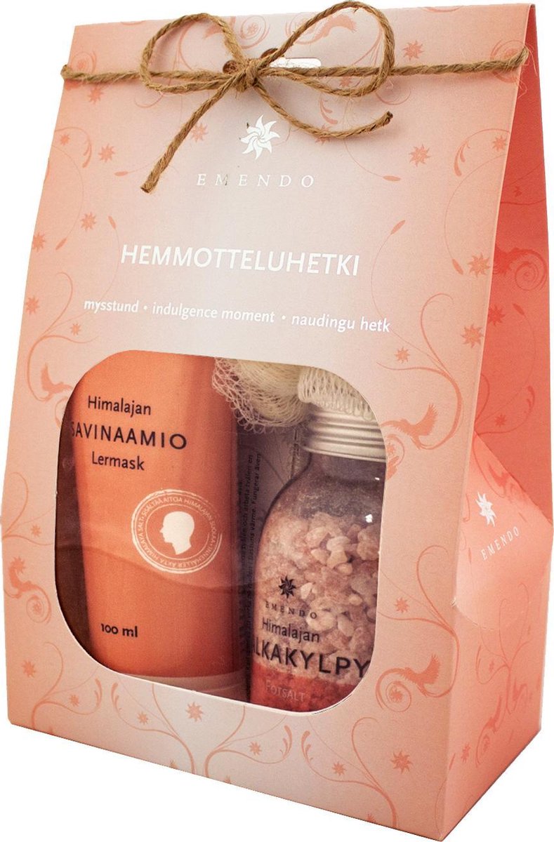 Emendo - verwen moment set - masker en voet zout - Himalaja