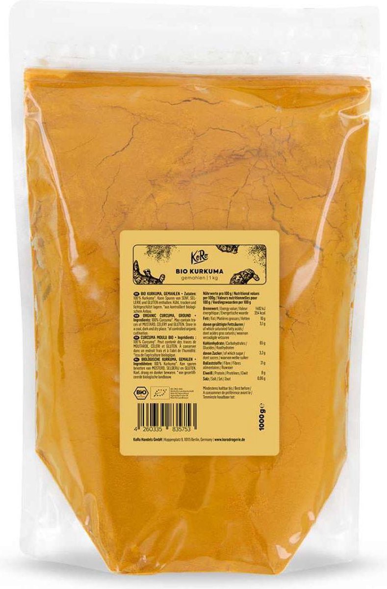 KoRo | Biologische gemalen kurkuma | 1 kg