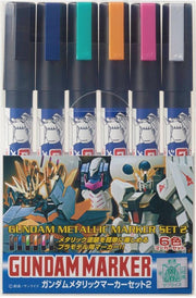 Mrhobby - Gundam Metallic Marker Set 2 (Mrh-ams-125) - modelbouwsets