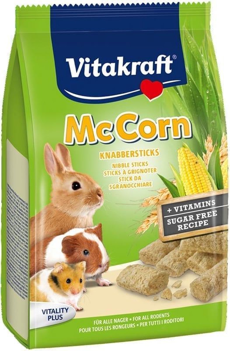 Vitakraft Mccorn Knabbelsticks Dwergkonijn