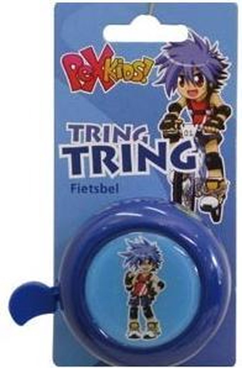 Pexkids kinder fietsbel djeno sortie kleur 1121003 blister per stuk