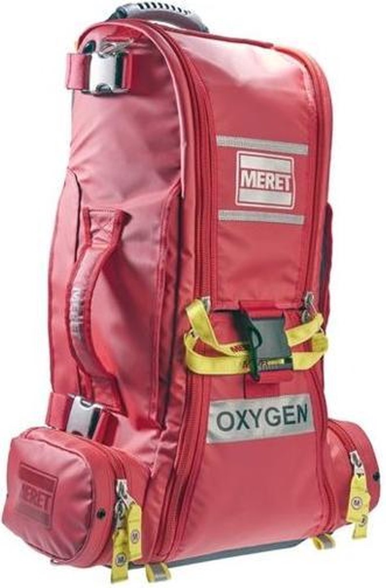 O2 responsebag PRO extended height | zuurstof tas | Rood