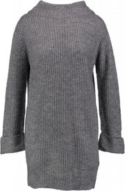 Garcia lange grijze relaxed fit jurk trui 3/4 mouw Maat - M