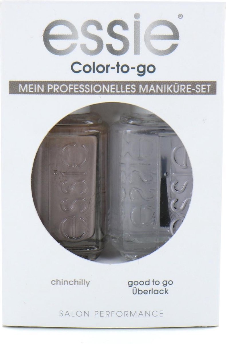 Essie Color-To-Go Nagellak - Chinchilly - Good To Go Topcoat (Duitse versie)