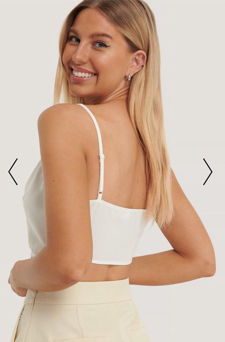 Kim Feenstra x NA-KD Cowl Neck Cropped top - 40