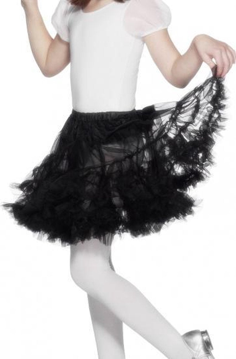 Zwarte petticoat/tutu voor kinderen