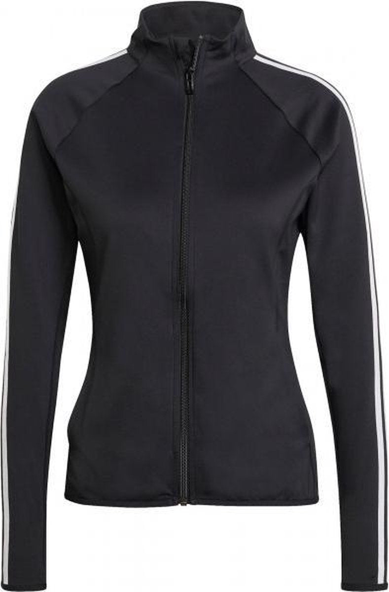 adidas 3-Stripes Track Jacket Dames - zwart - maat M