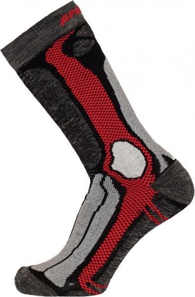 Apasox - Sportsokken - Marmolada - Wandelsokken - Rood - Maat 39-42