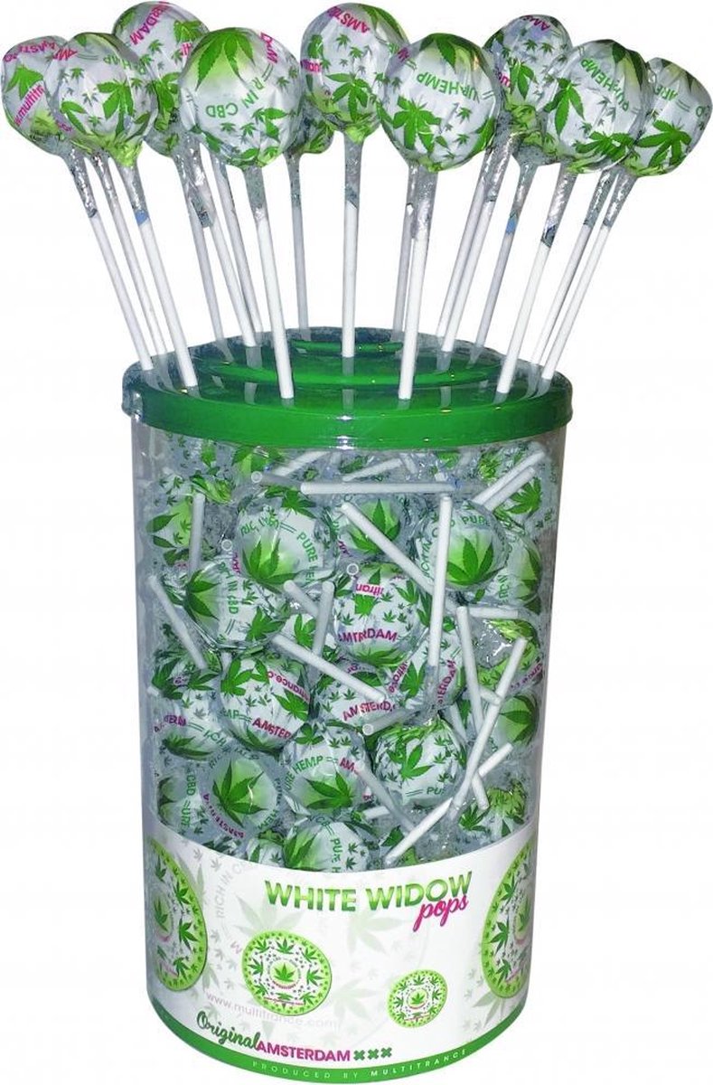 White Widow Pops - Display - 100 pieces