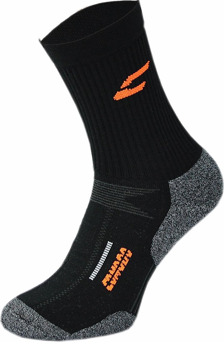 Tennissokken - Unisex - met Drytex Comfort en Silver AG+ - Zwart - Maat 35-38