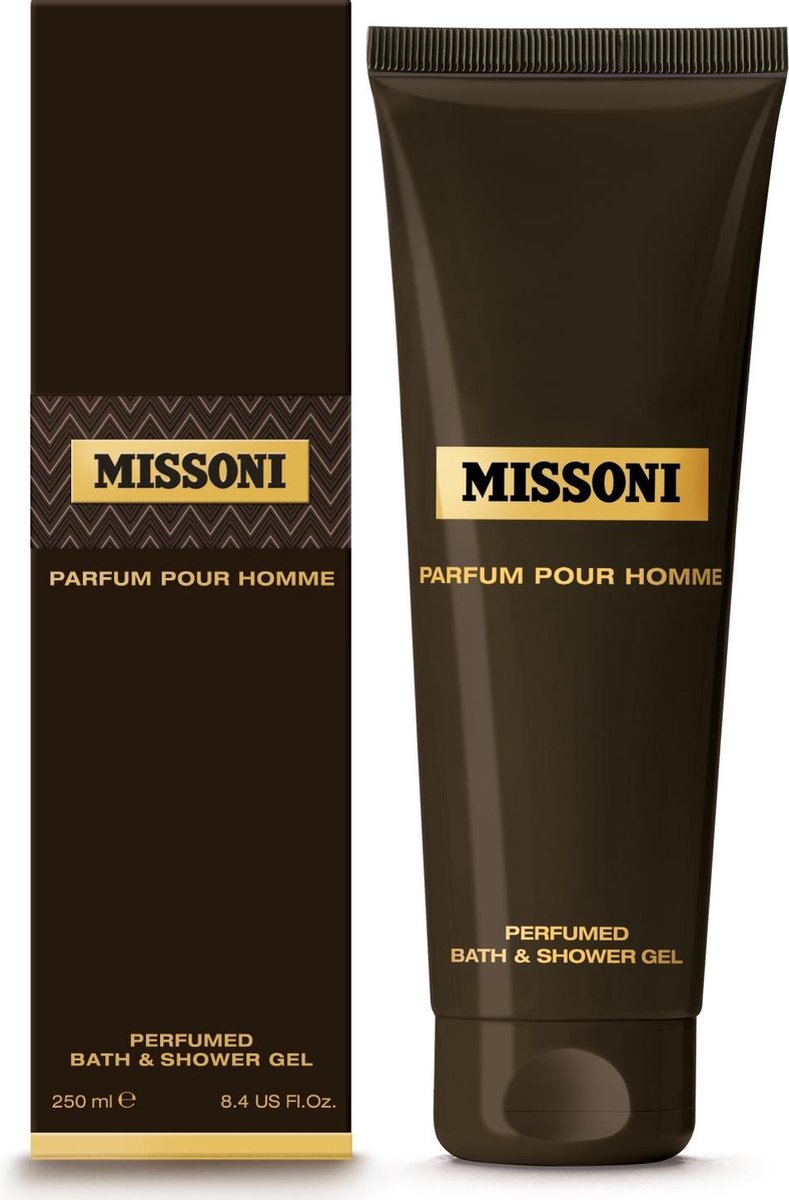 Missoni Pour Homme douchegel Mannen Lichaam Hout 250 ml
