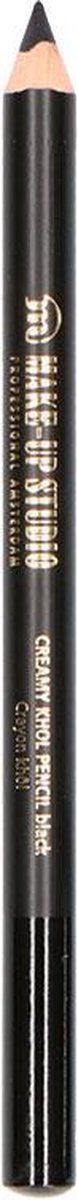 Make-up Studio Creamy kohl pencil Oogpotlood - Zwart