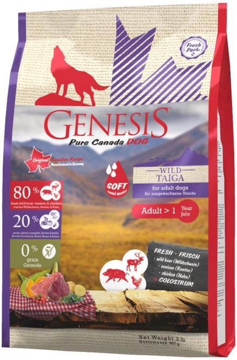 Genesis Pure Dog Adult Wild Taiga Soft Inhoud - 11