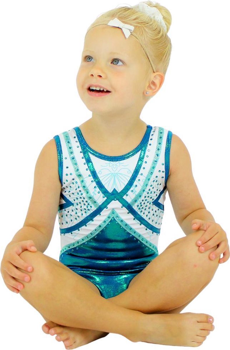 Sparkle&Dream Turnpakje Dana Hawaii Mint - AXL | maat M - voor turnen en gymnastiek
