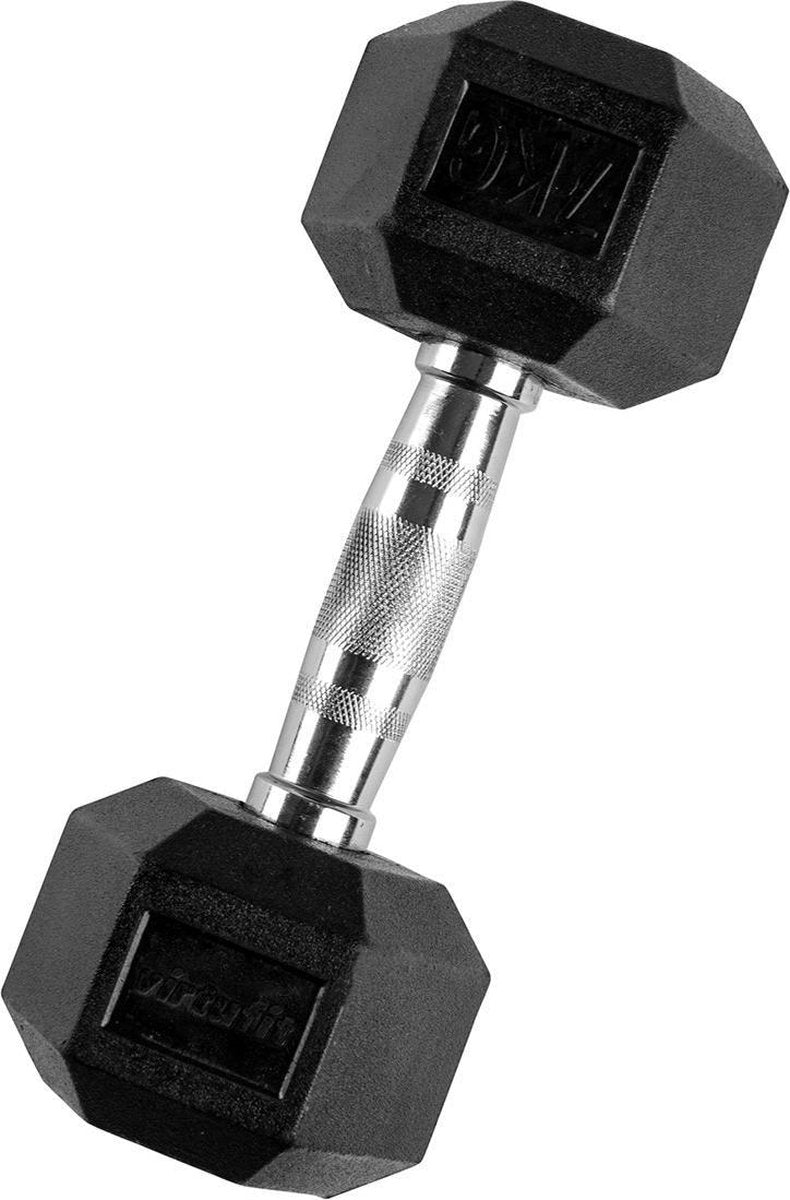 Dumbbell - VirtuFit Hexa dumbbell Pro - Gewichten - 7 kg - Per stuk