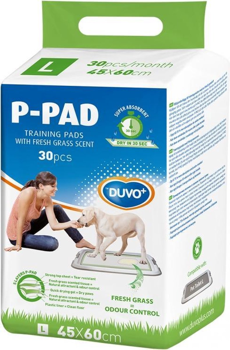 Duvo+ P-pad fresh grass large 30pcs L - 30pcs - 45x60cm