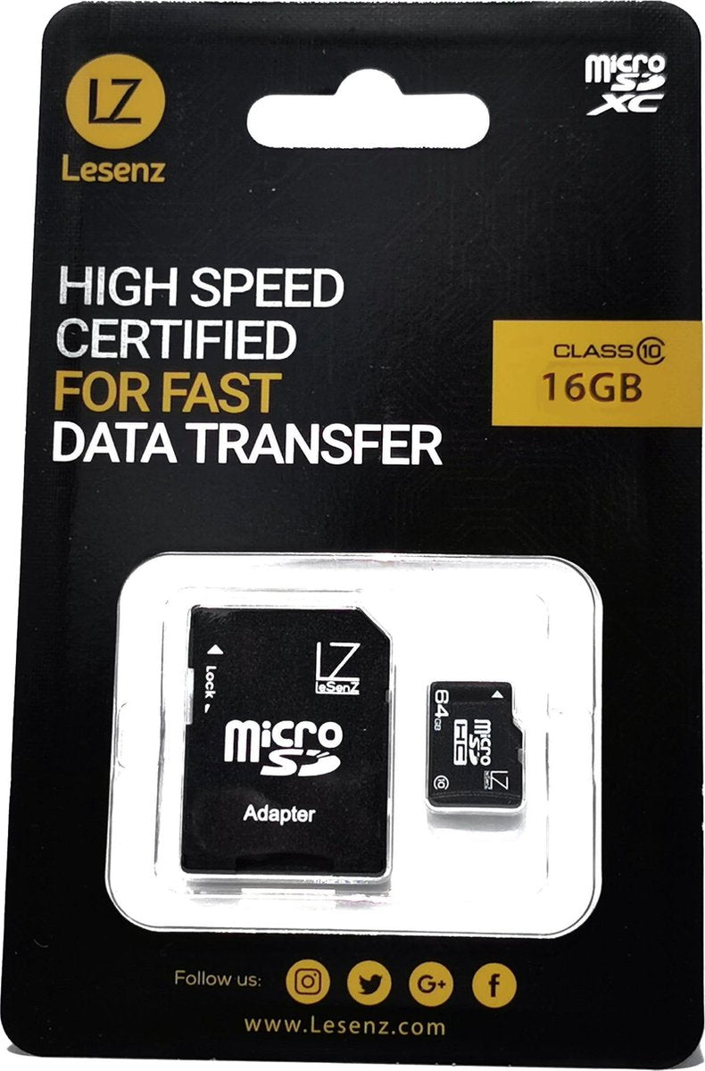 LeSenz Micro SD 16gb class 10