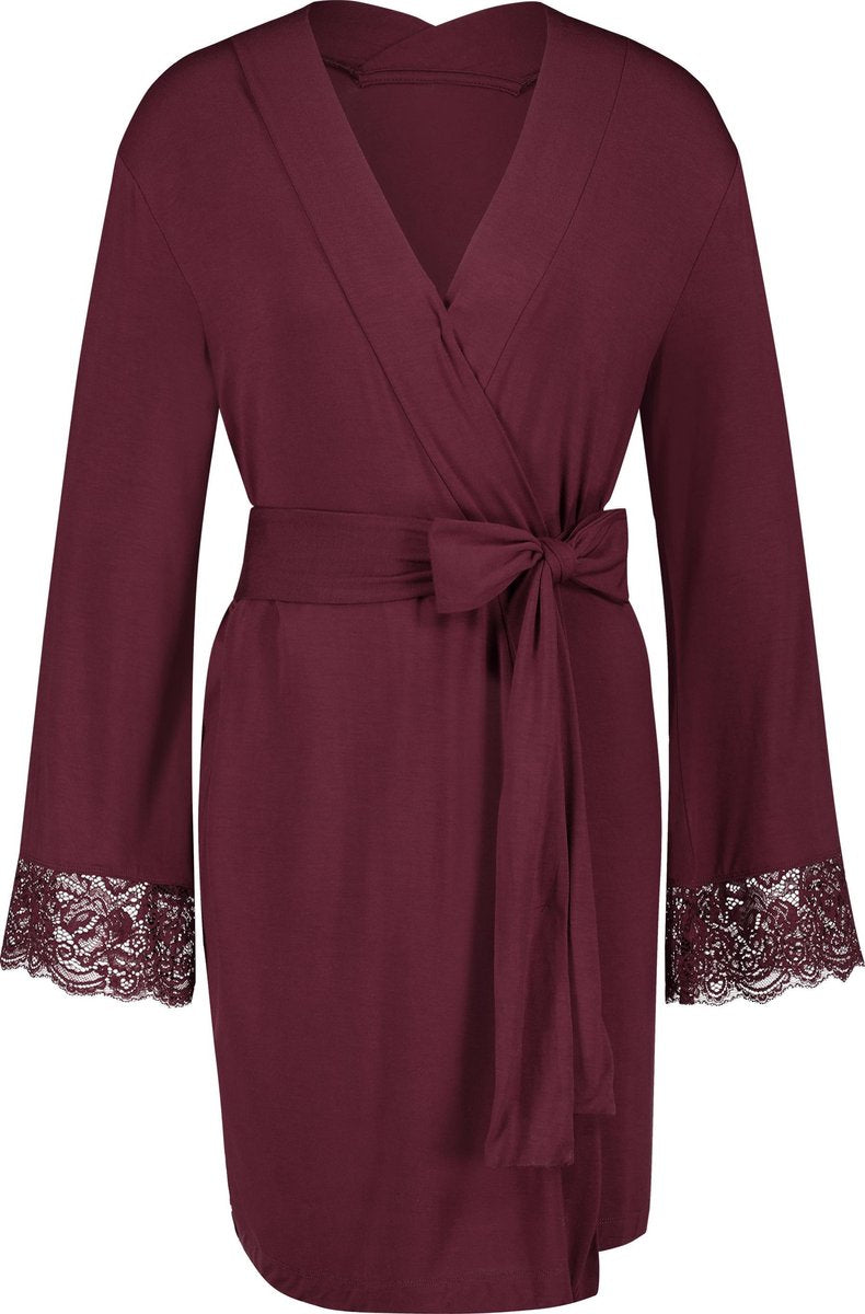 Hunkemöller Dames Kimono Vera Lace - maat XS/S