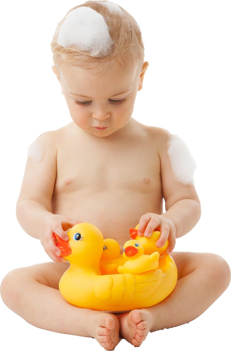 Playgro Bath Duckie Family - Fully Sealed - Bad Eend Familie – Volledig Afgesloten