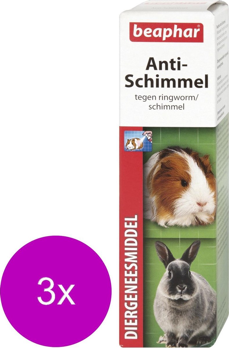 Beaphar Anti-Schimmel - Parasieten - 3 x 50 ml