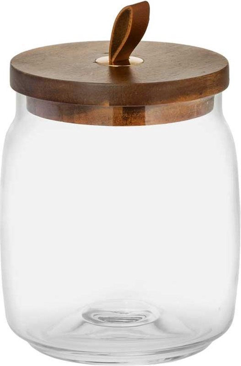 Riverdale Voorraadpot Pip transparant 14cm