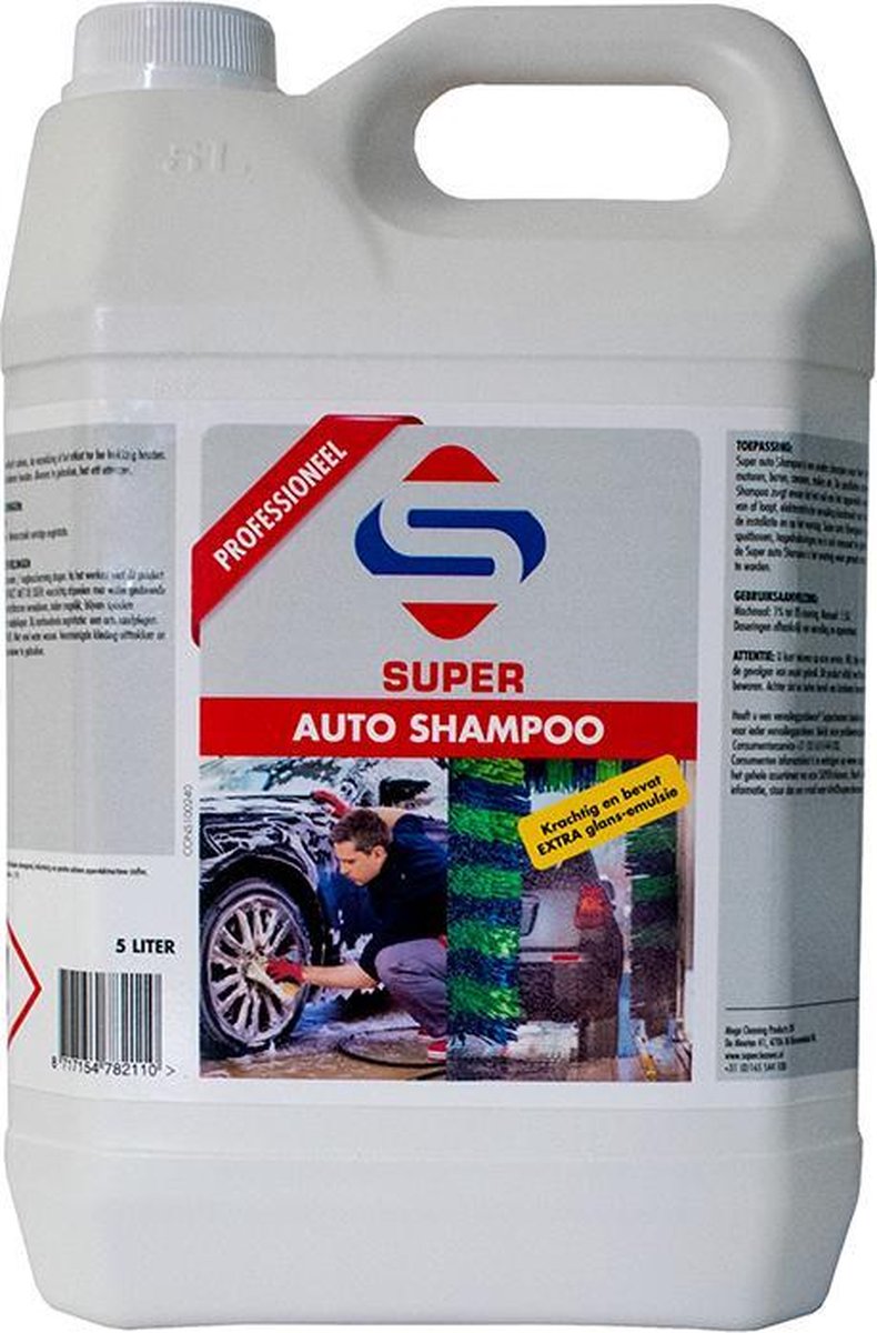 SuperCleaners Super Autoshampoo Can 5 Liter