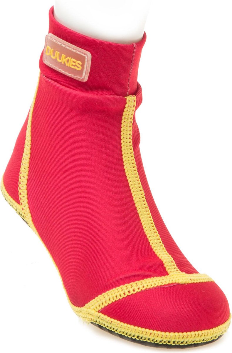 Duukies Strandsokken Coco  Waterschoenen - Maat 28/29 - Unisex - rood/geel
