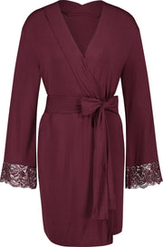 Hunkemöller Dames Kimono Vera Lace - maat M/L