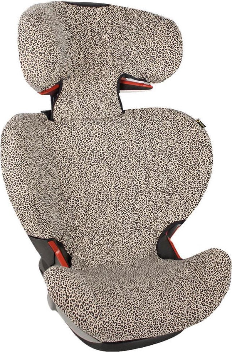 Ukje Maxi Cosi Rodifix Hoes (Airprotect) - Perfecte pasvorm - Zand luipaard