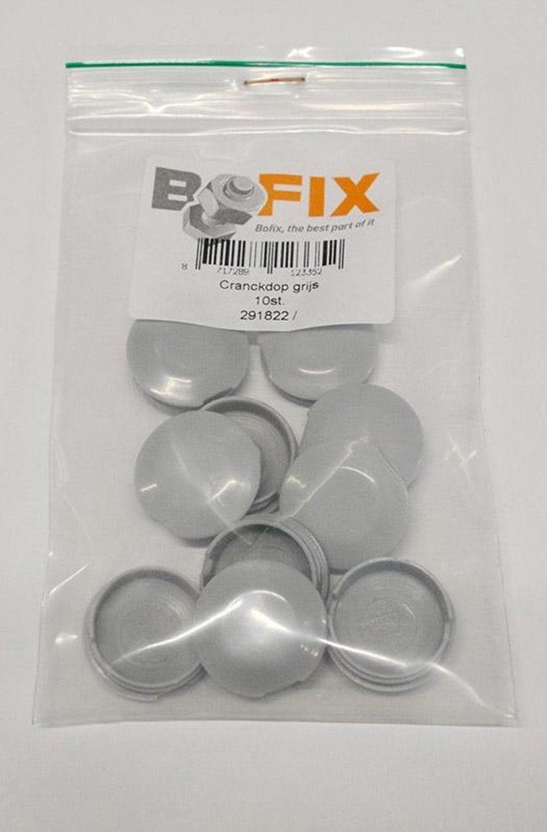 Bofix 291822 crankdoppen grijs per 10 stuks