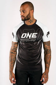 Venum X ONE FC Dry Tech T-shirt Zwart Wit Kies uw maat: S