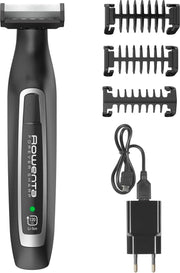 Rowenta Forever Sharp TN6000 baardtrimmer Nat en droog Zwart