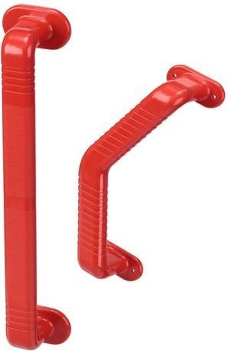 Wandbeugel  in contrastkleur recht 45 cm - rood