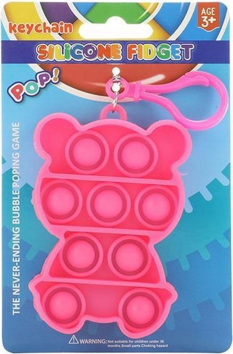 Sleutelhanger Bubble Pops Fidget Beer
