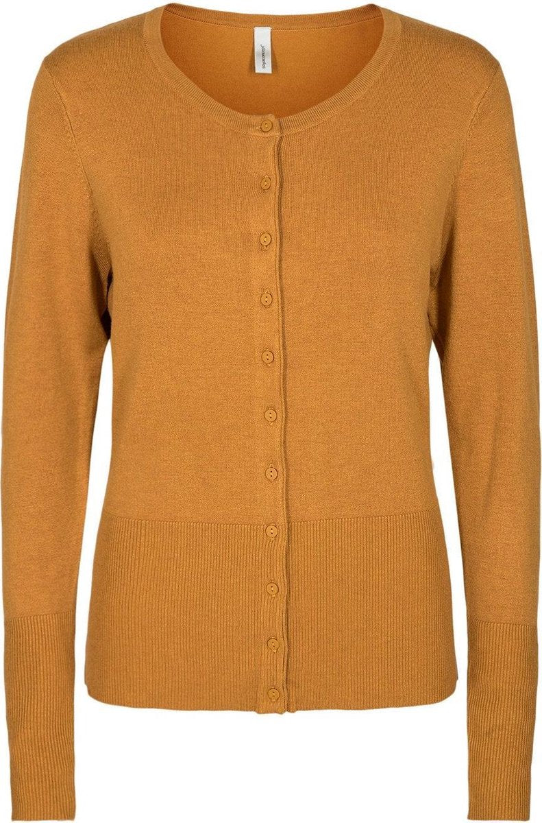 SOYA CONCEPT - CARDIGAN - 9ORANJE MELANGE