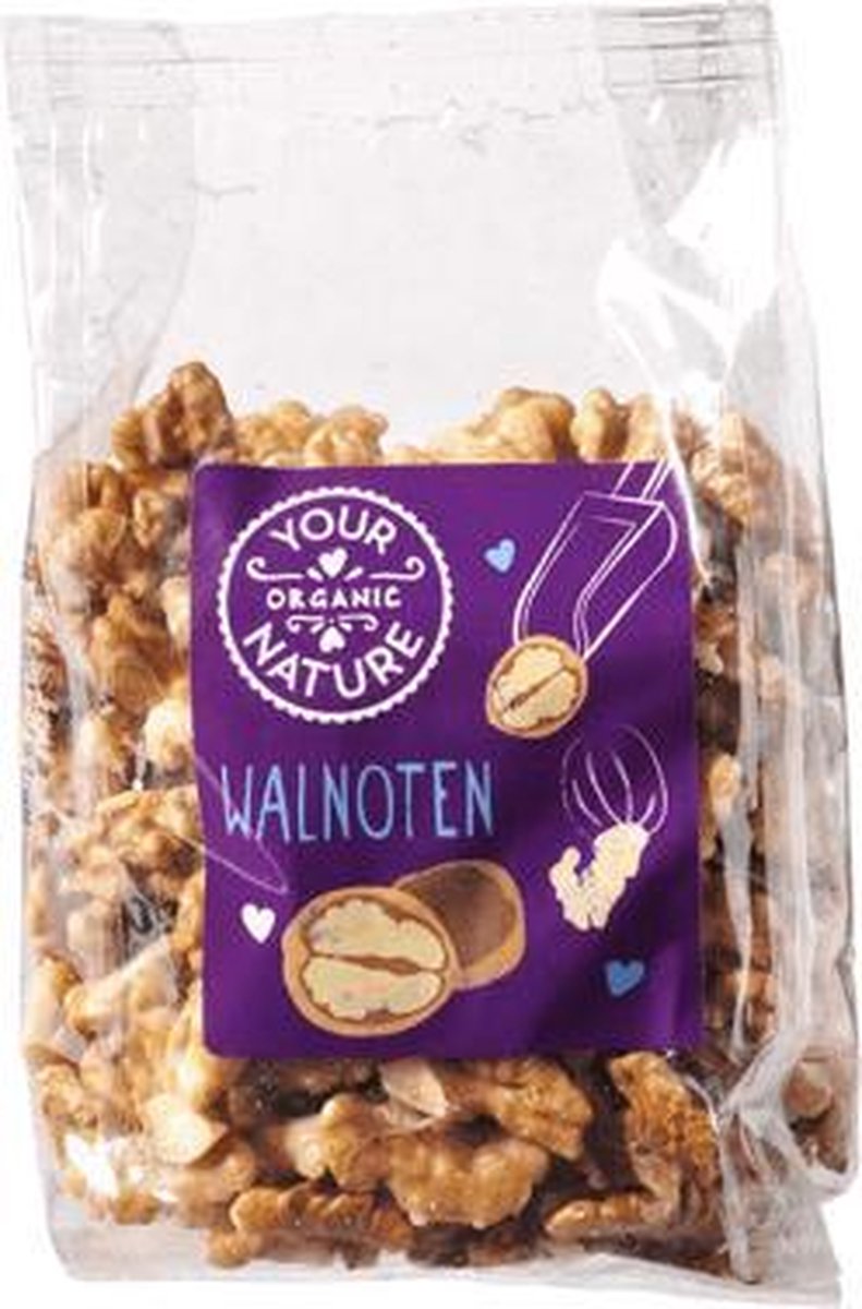 Walnoten Your Organic Nature - Zak 200 gram - Biologisch