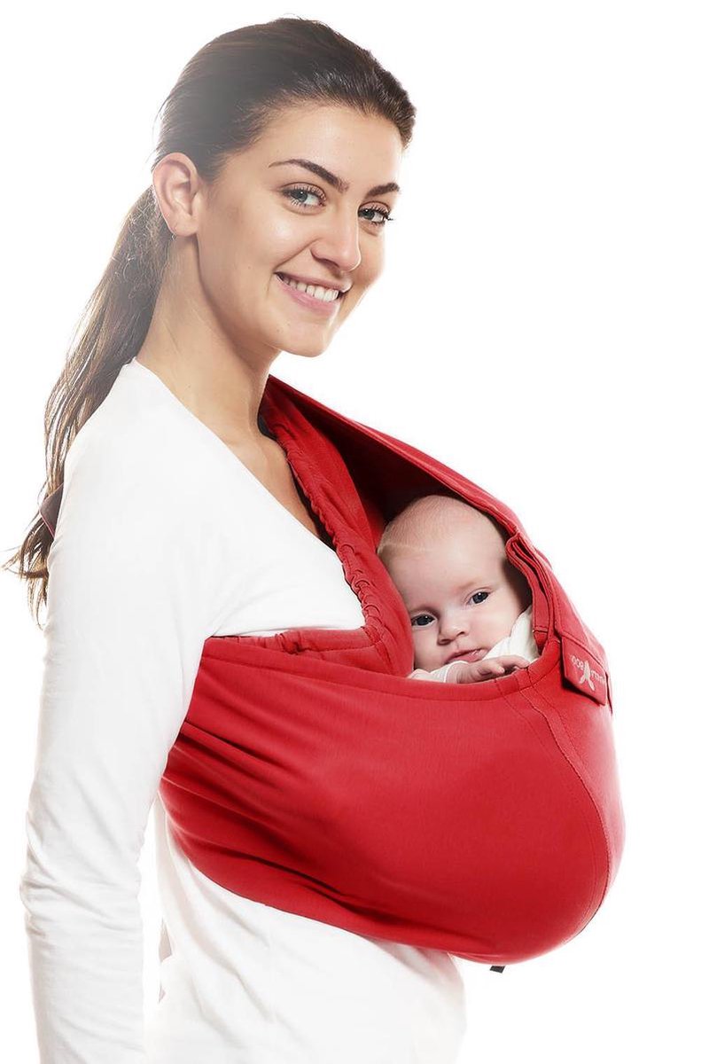 Wallaboo Connection - Ergonomische draagdoek - 100% Sterk elastisch katoen - 3 draagposities - vanaf 3