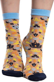 Good Mood Nylon Sokken - Folk Ornamenten -
