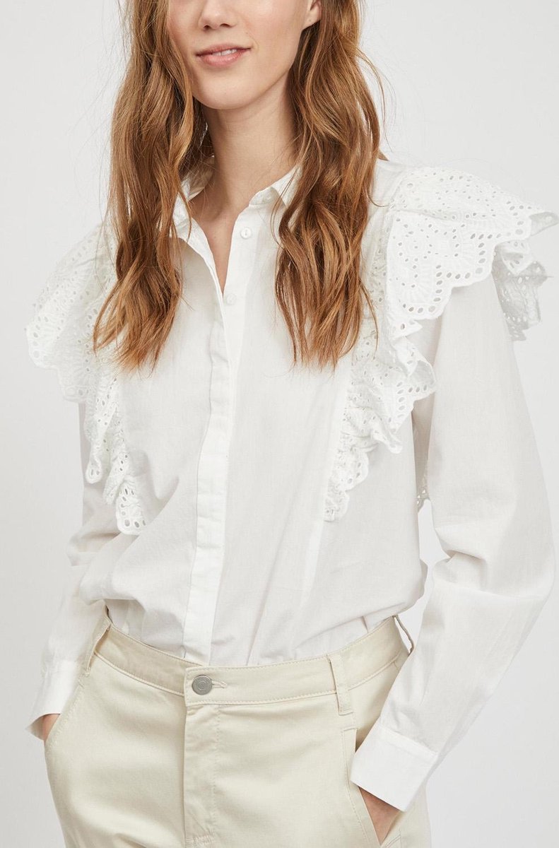 Viannalis L/s Shirt 14066878 Snow White