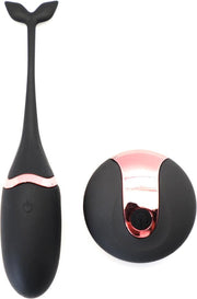 Vibration Egg De Luxe - Sensationeel gevoel - 10 trilstanden - Elegante vorm - Vibrator ei met afstandbediening - Stimulerend voor vrouwen - Draadloos - Batterij oplaadbaar via USB poort - Stimulerend voor clitoris - Zwart - Stimulerend voor G-spot