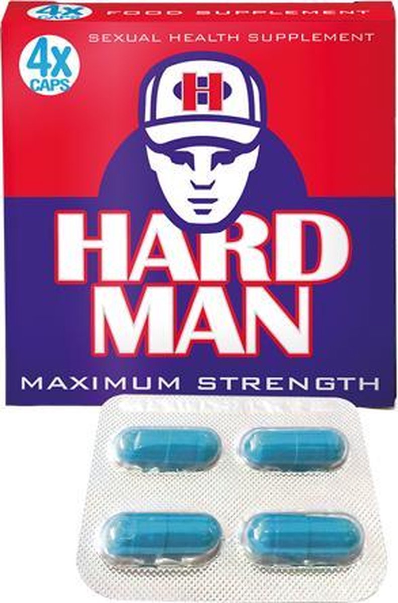 Hard Man - Erectiepillen voor echte mannen - 4 Stuks