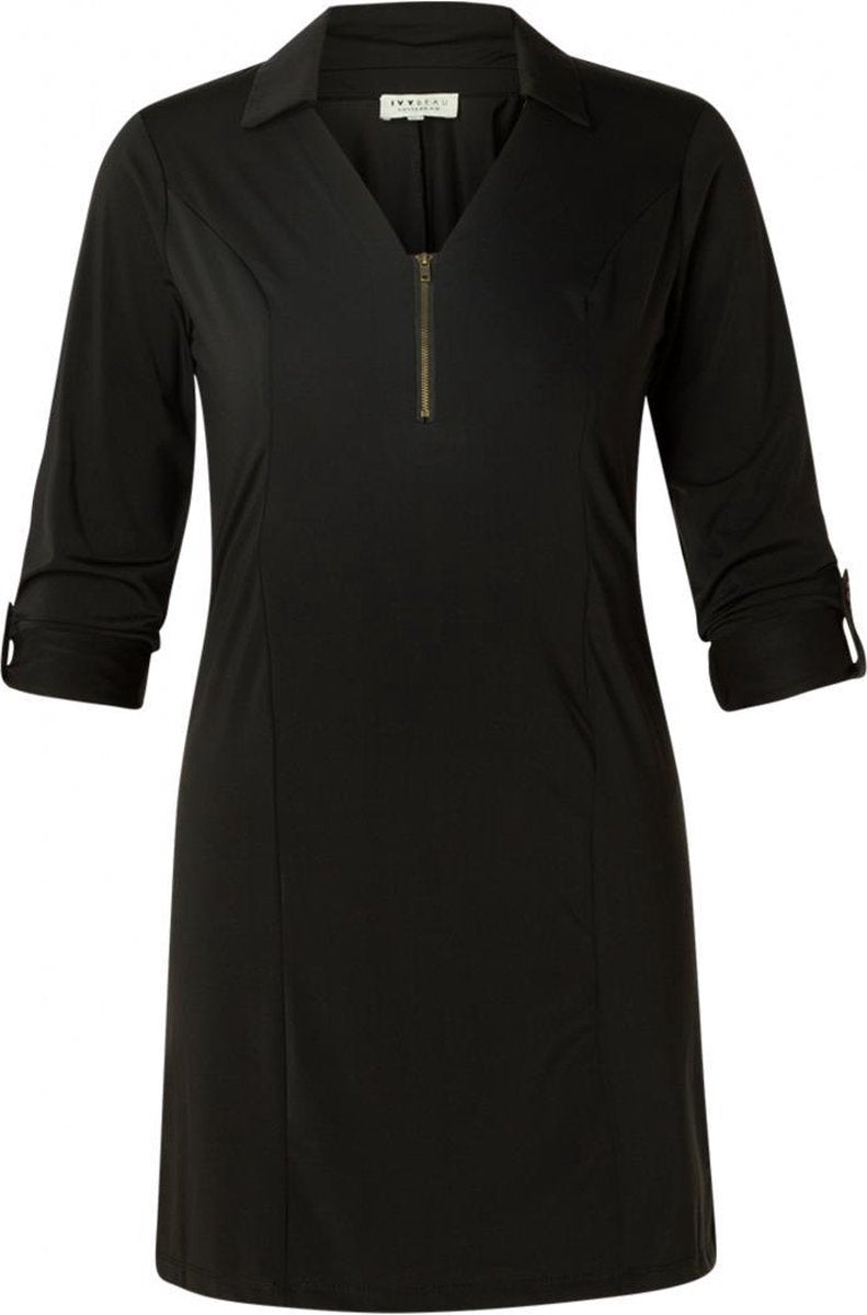 IVY BEAU Patil Jurk - Black - maat 44