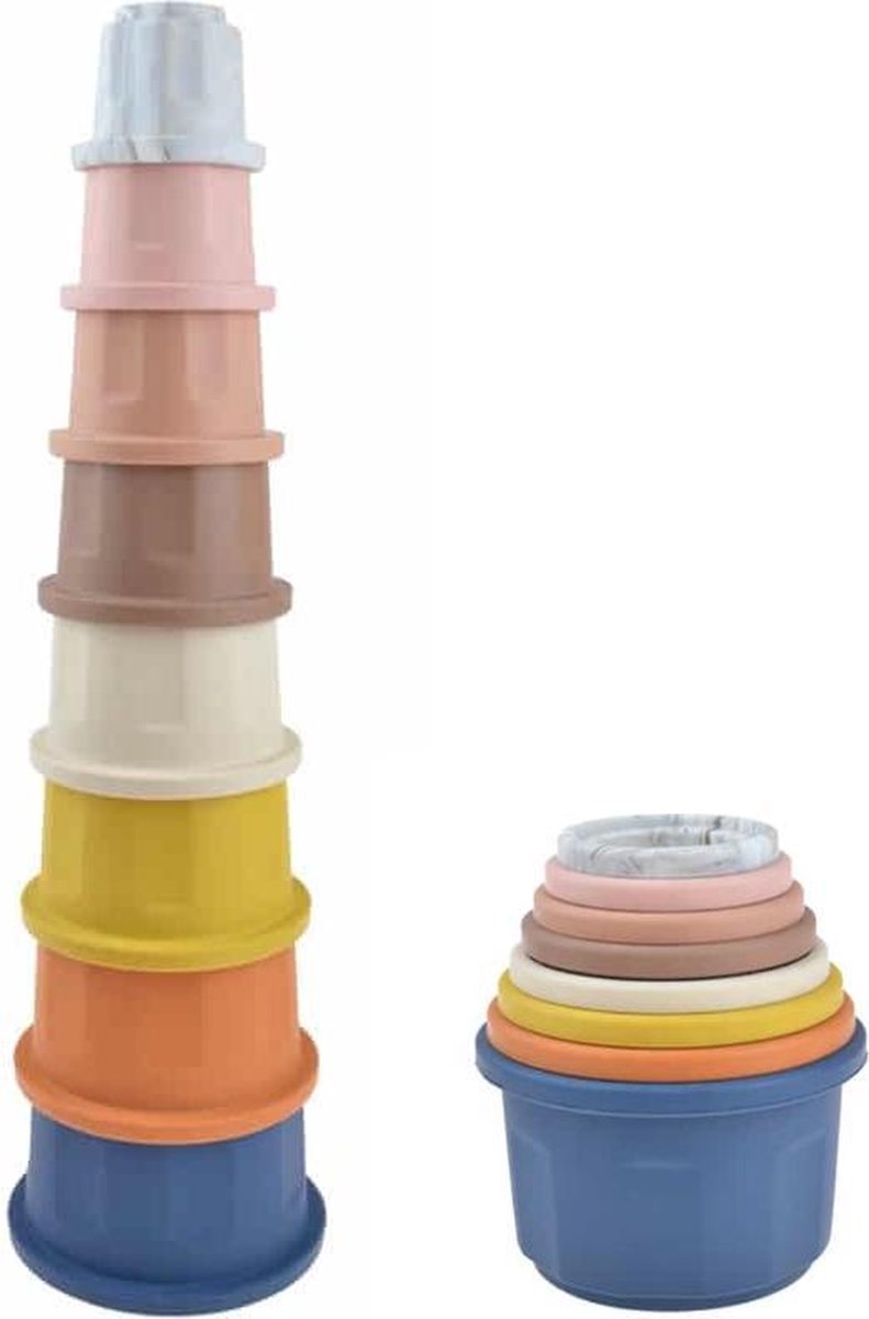Siliconen Stapeltoren - Blueberry cupcake