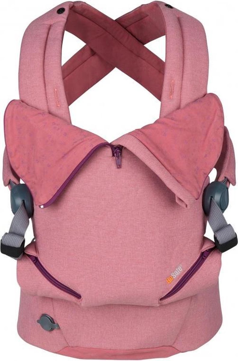 Be Safe Baby Draagzak Haven Haze Premium _ geschikt vanaf geboorte - ergonomische draagzak