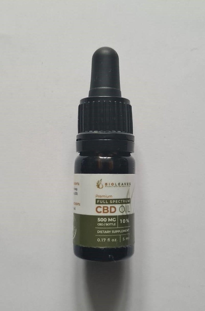 TIJDELIJK 20% KORTING - BIOLEAVES - 10% Full spectrum CBD olie 5ml
