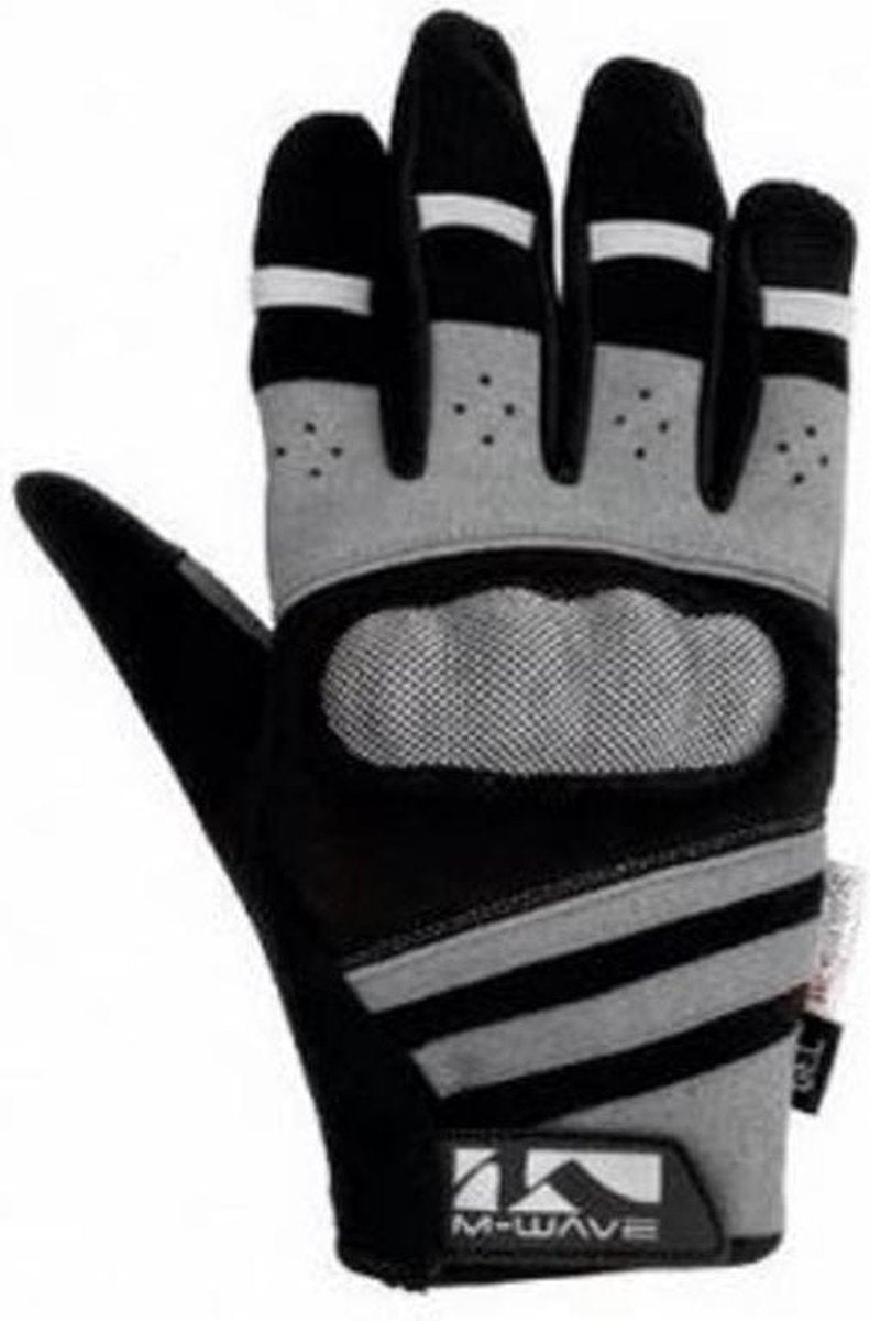 M-wave Gel Fietshandschoenen Protect Zwart/grijs Maat 8