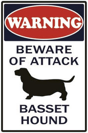 Wandbord - Warning Beware Of Attack