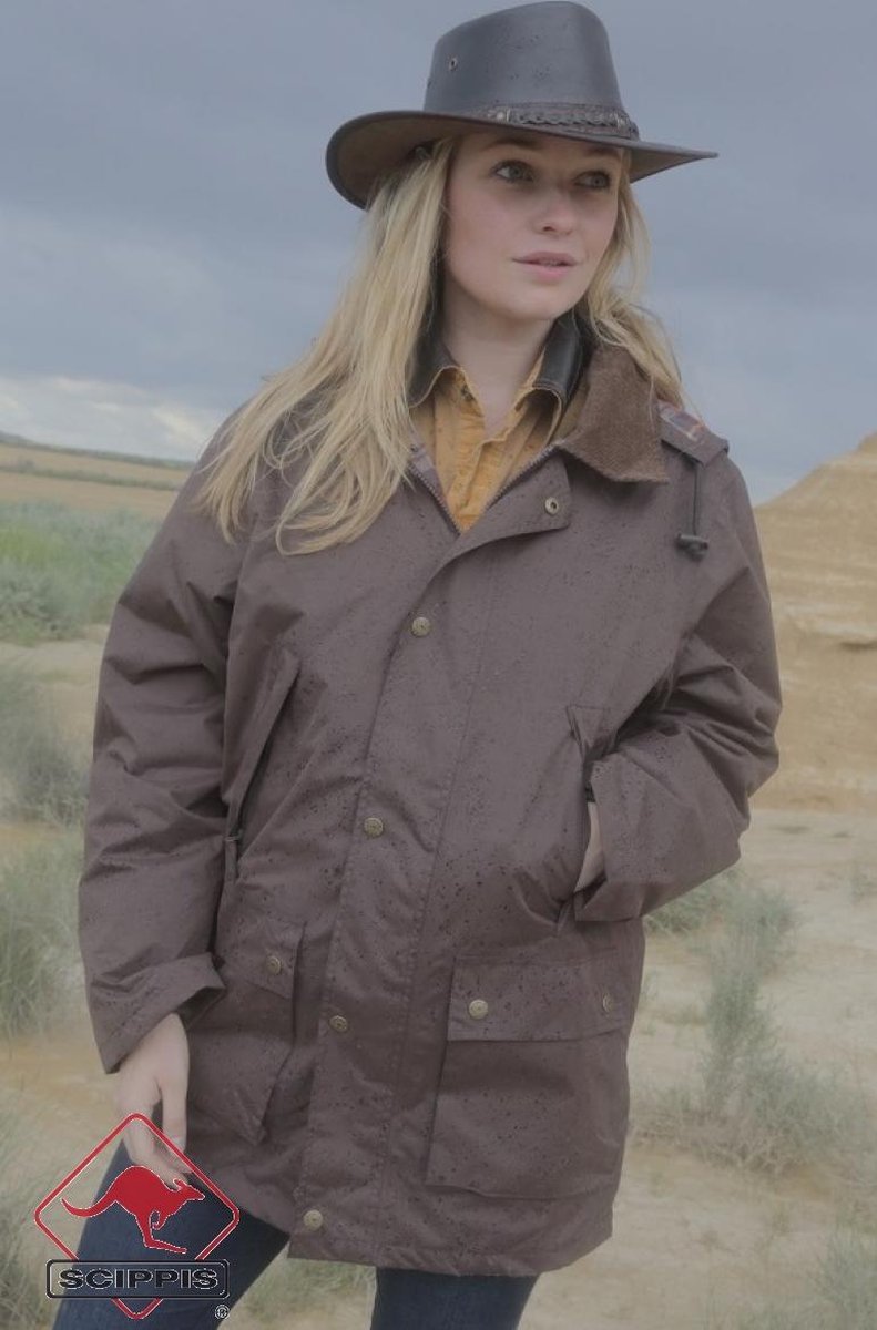 Scippis rain jacket Kimberly brown XXL