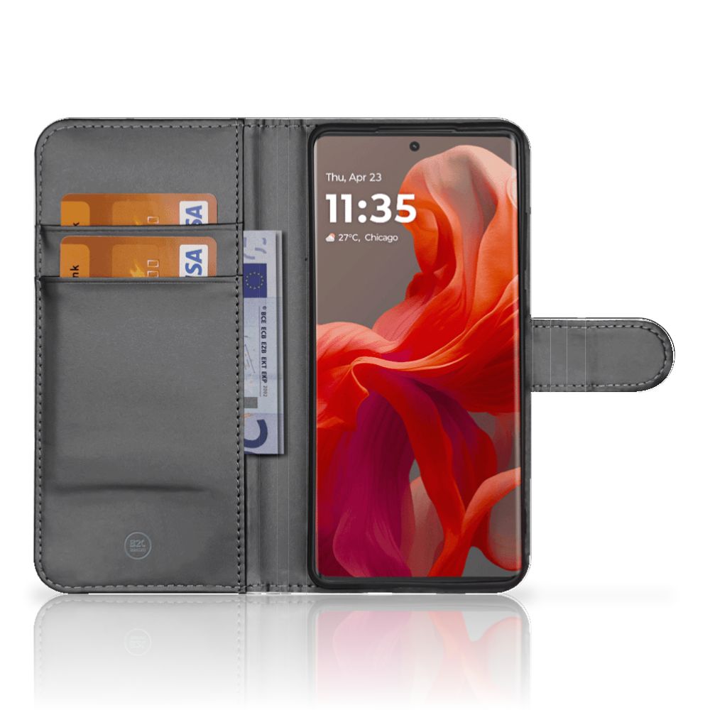Motorola Moto G85 Leuk Hoesje Boho Text