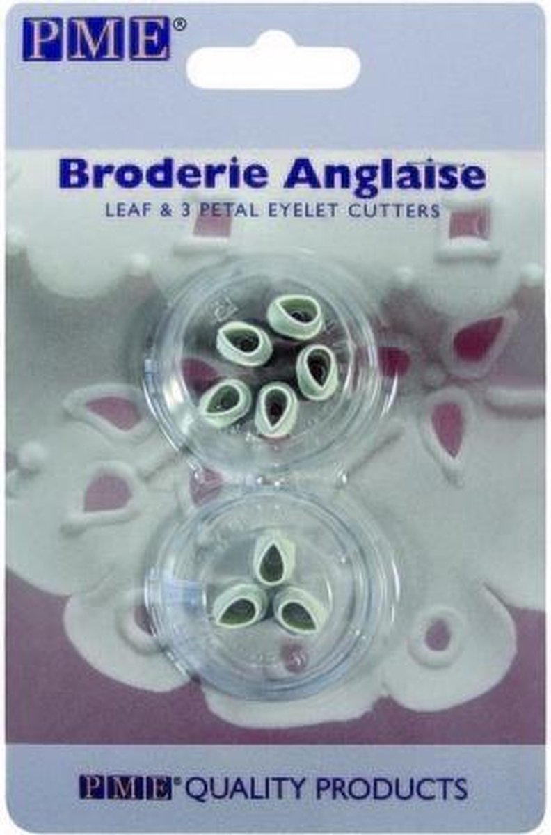 Broderie Leaf & 3 Petal  Eyelet Cutters PME